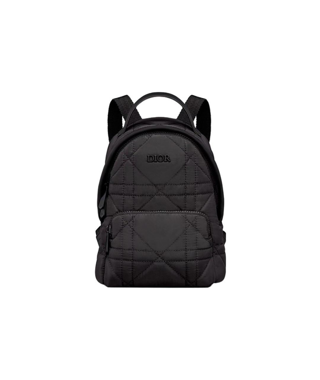 CHRISTIAN DIOR Черный тканевый рюкзак, фото 8