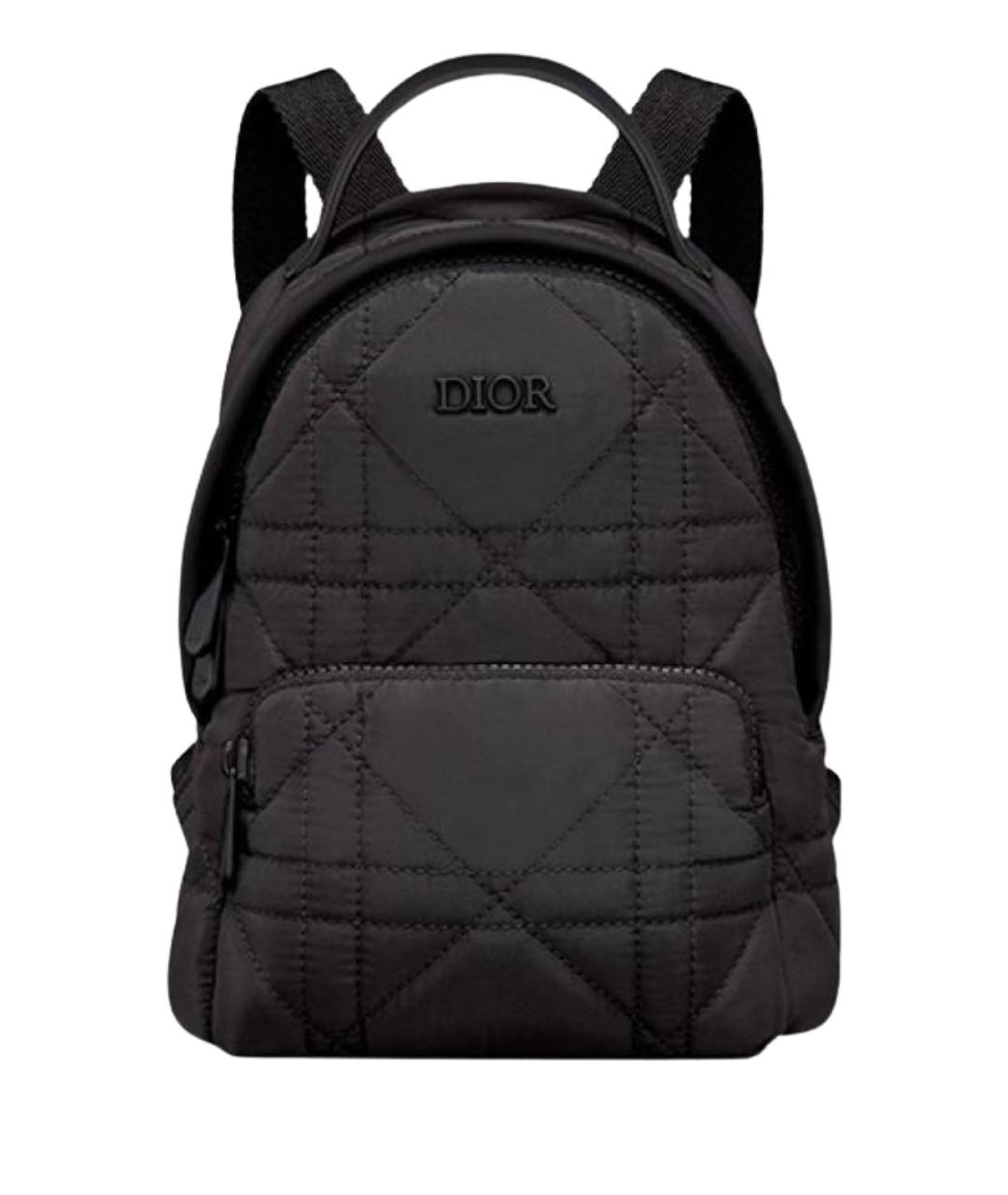CHRISTIAN DIOR Черный тканевый рюкзак, фото 1