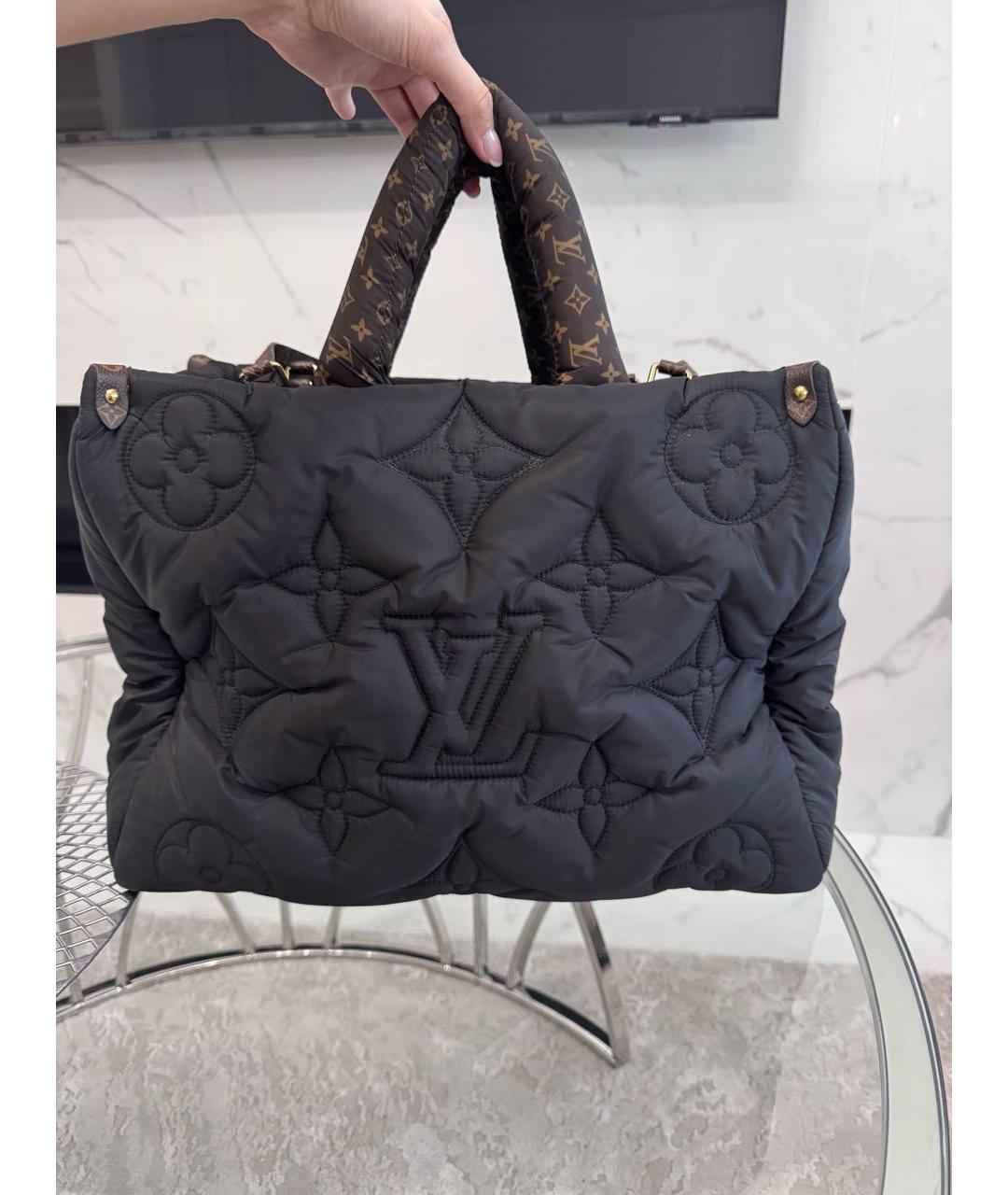 LOUIS VUITTON Черная сумка тоут, фото 6