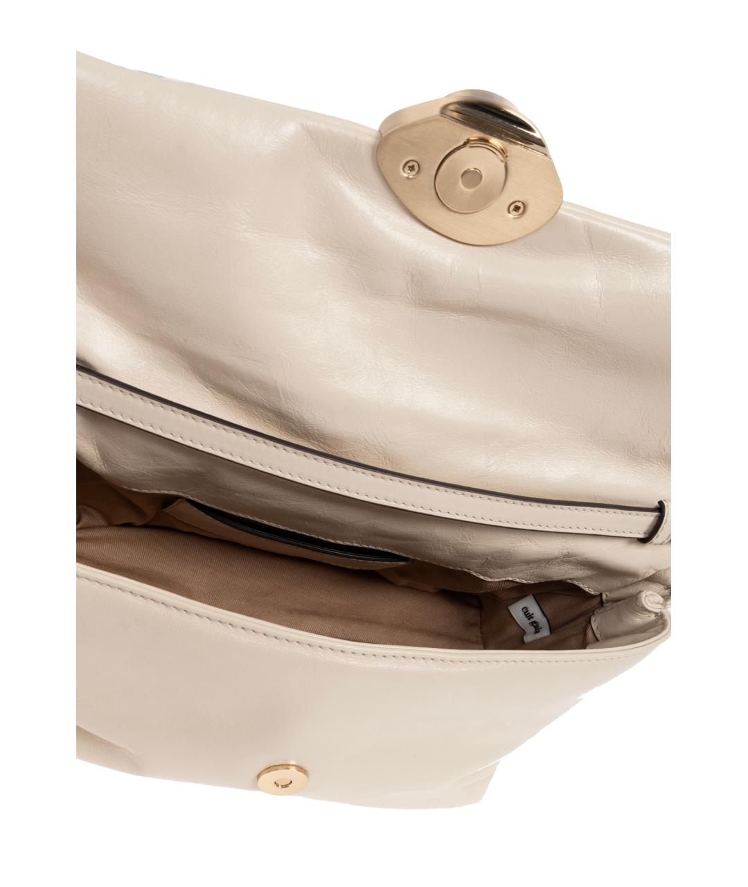 CULT GAIA Бежевая сумка с короткими ручками, фото 5