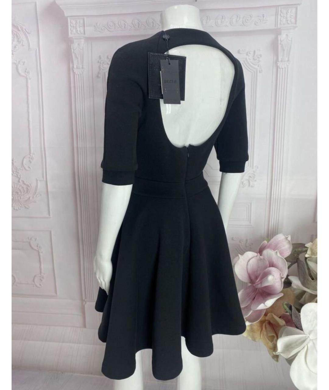 PHILIPP PLEIN Черное вискозное платье, фото 8