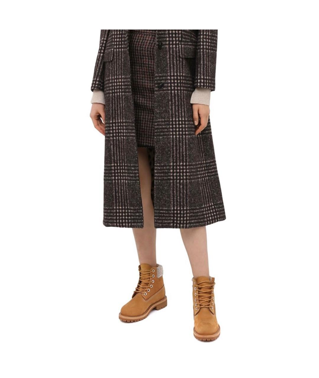 JIMMY CHOO Бежевые кожаные ботинки, фото 3