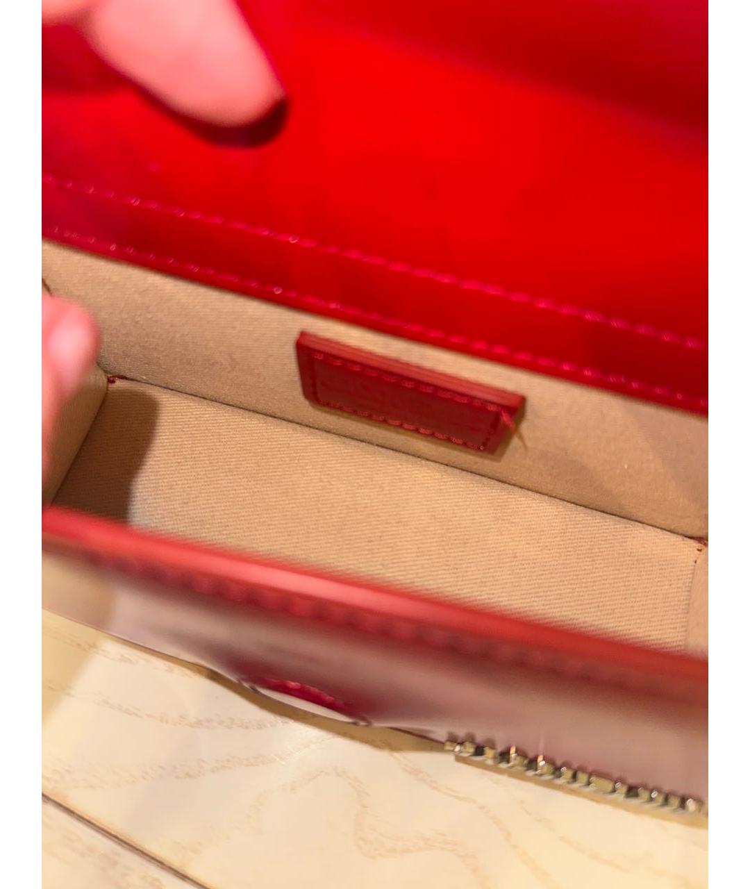 JACQUEMUS Красная кожаная сумка с короткими ручками, фото 6