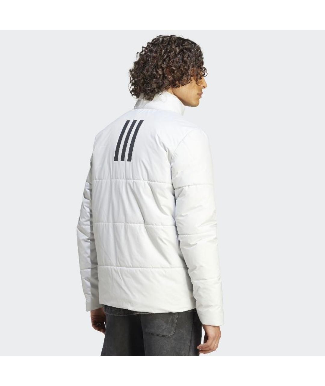 ADIDAS Белая полиэстеровая куртка, фото 3
