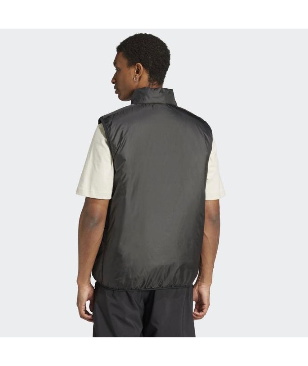 ADIDAS Черный полиэстеровый жилет, фото 3