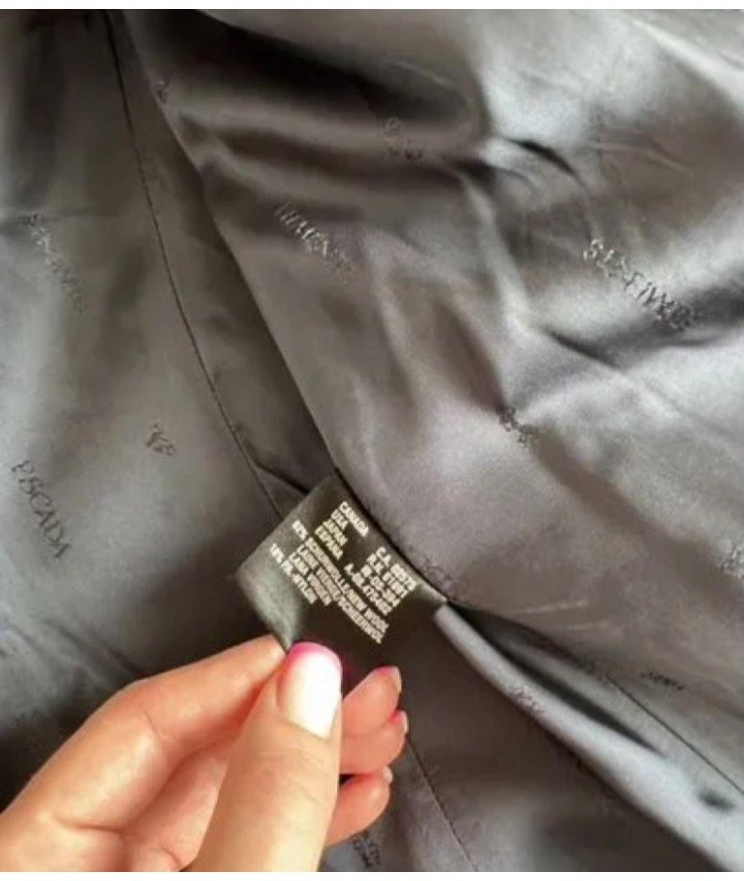 ESCADA Темно-синий шерстяной жакет/пиджак, фото 5