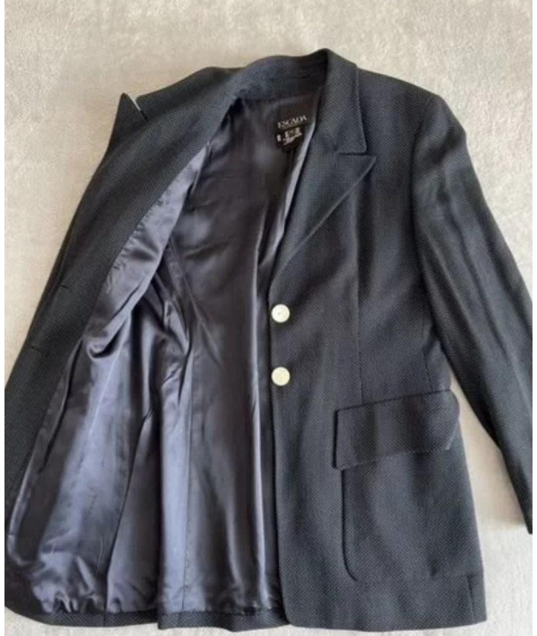 ESCADA Темно-синий шерстяной жакет/пиджак, фото 3