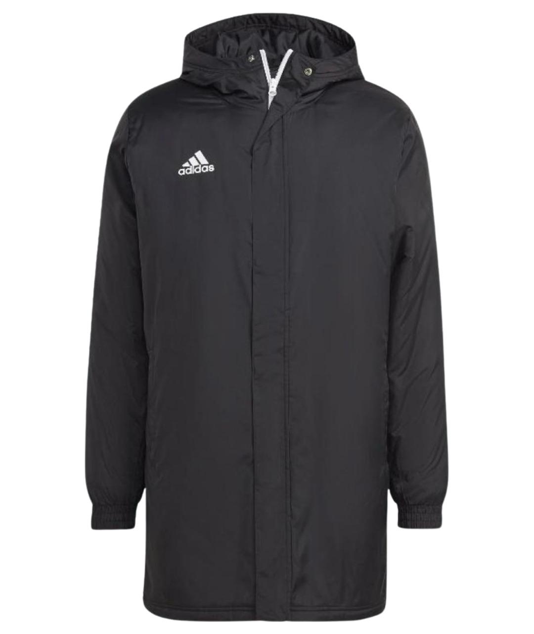 ADIDAS Черная полиэстеровая куртка, фото 1