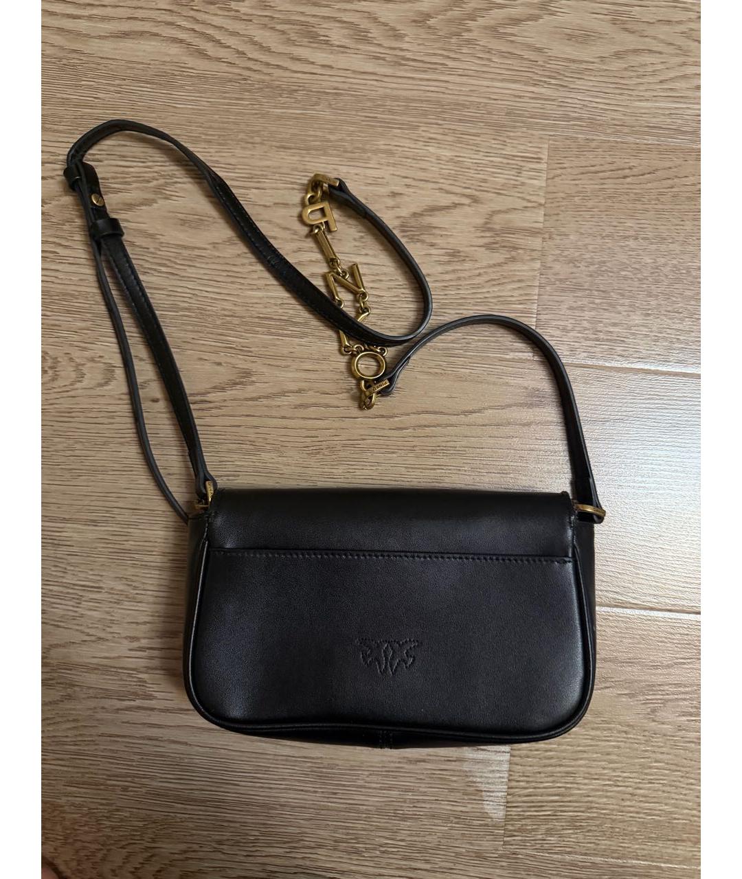 PINKO Черная сумка через плечо, фото 2