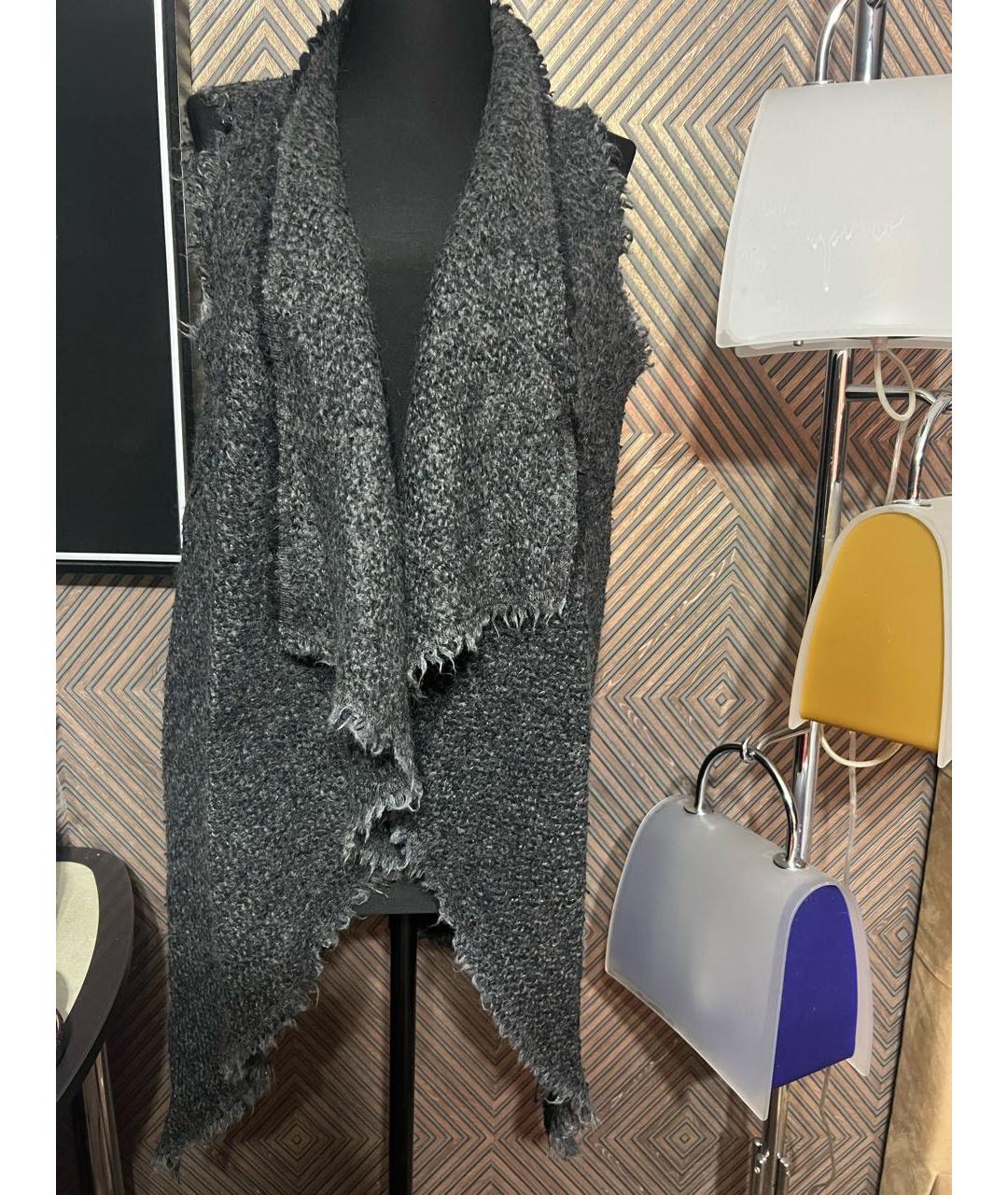 ESCADA Серый шерстяной кардиган, фото 6