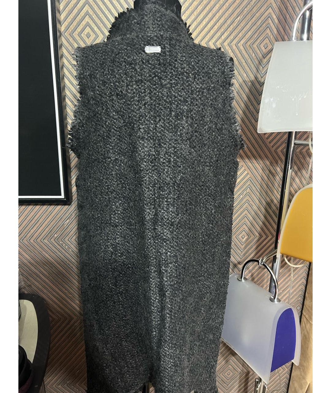 ESCADA Серый шерстяной кардиган, фото 2