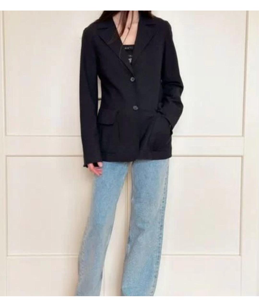 JIL SANDER Серый шерстяной жакет/пиджак, фото 2