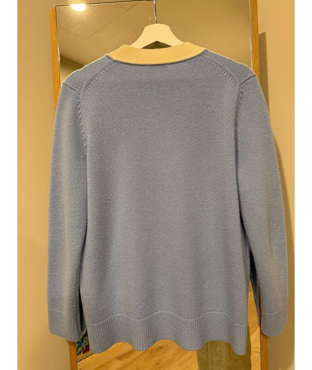 SANDRO Голубой шерстяной кардиган, фото 2