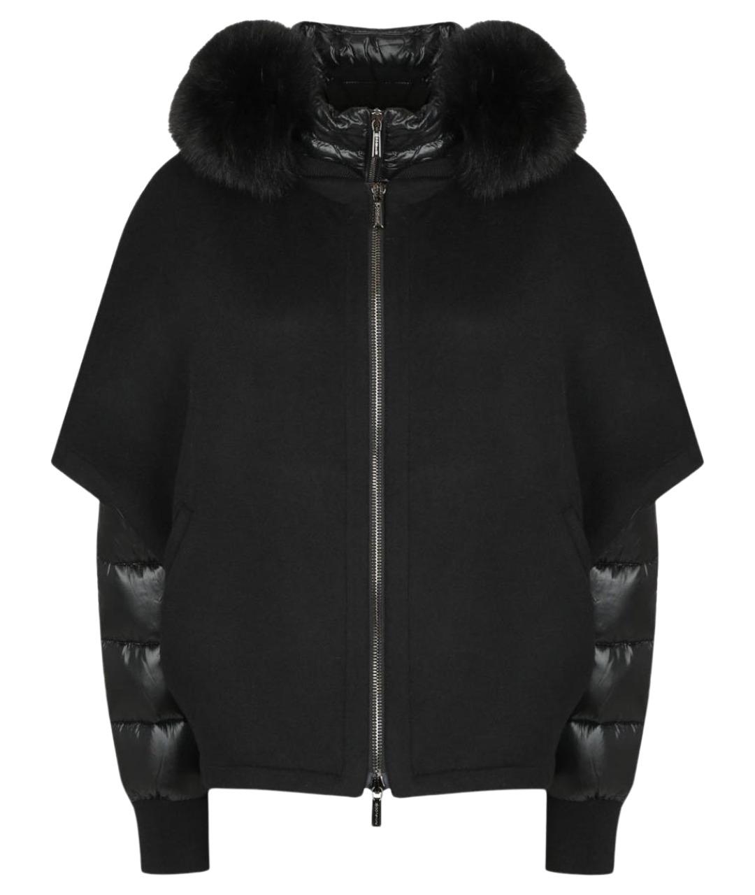 MOORER Черный пуховик, фото 1