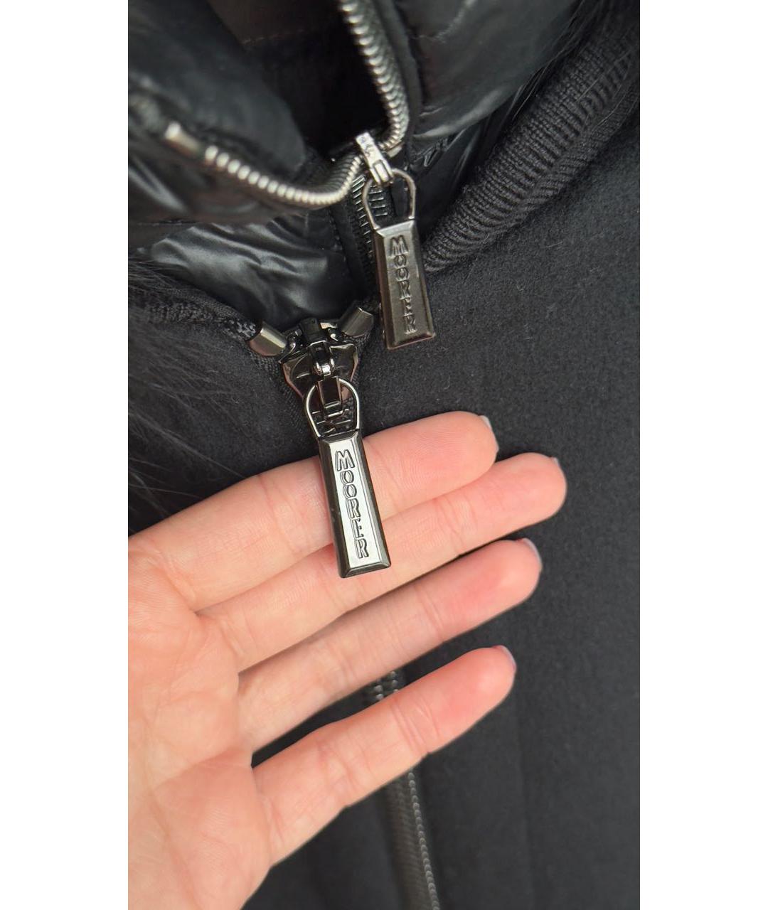 MOORER Черный пуховик, фото 8