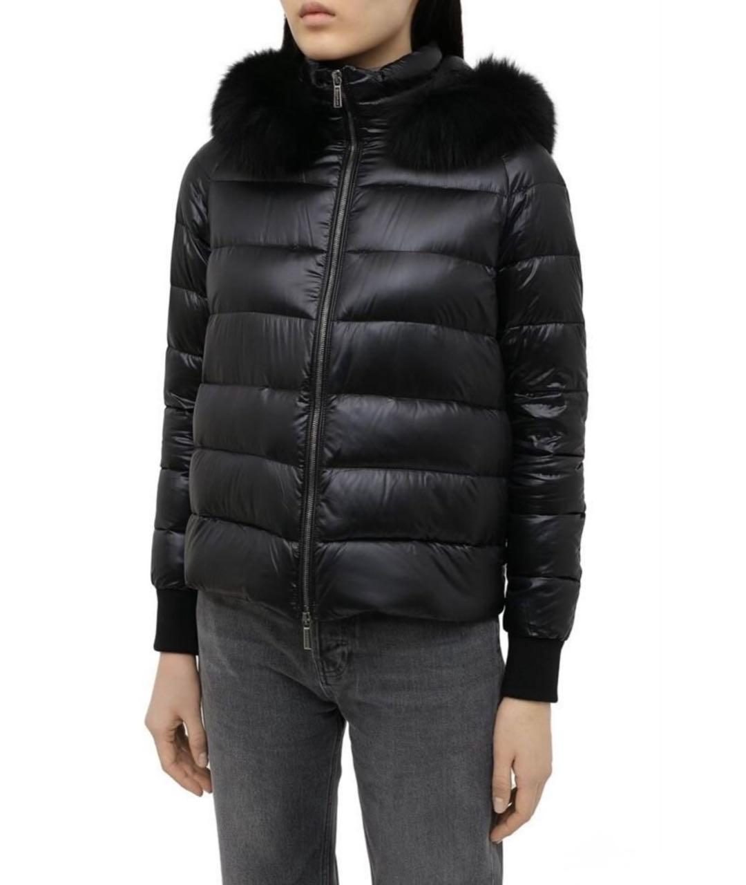 MOORER Черный пуховик, фото 3