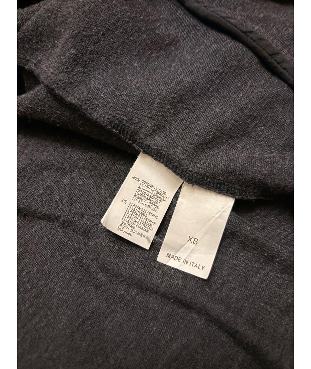 BRUNELLO CUCINELLI Антрацитовый хлопковый спортивные костюмы, фото 4