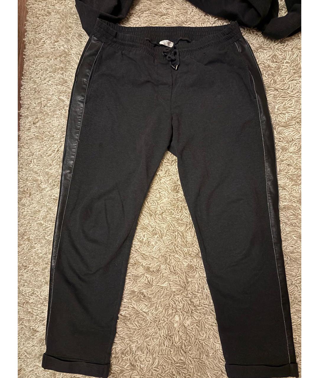 BRUNELLO CUCINELLI Антрацитовый хлопковый спортивные костюмы, фото 2