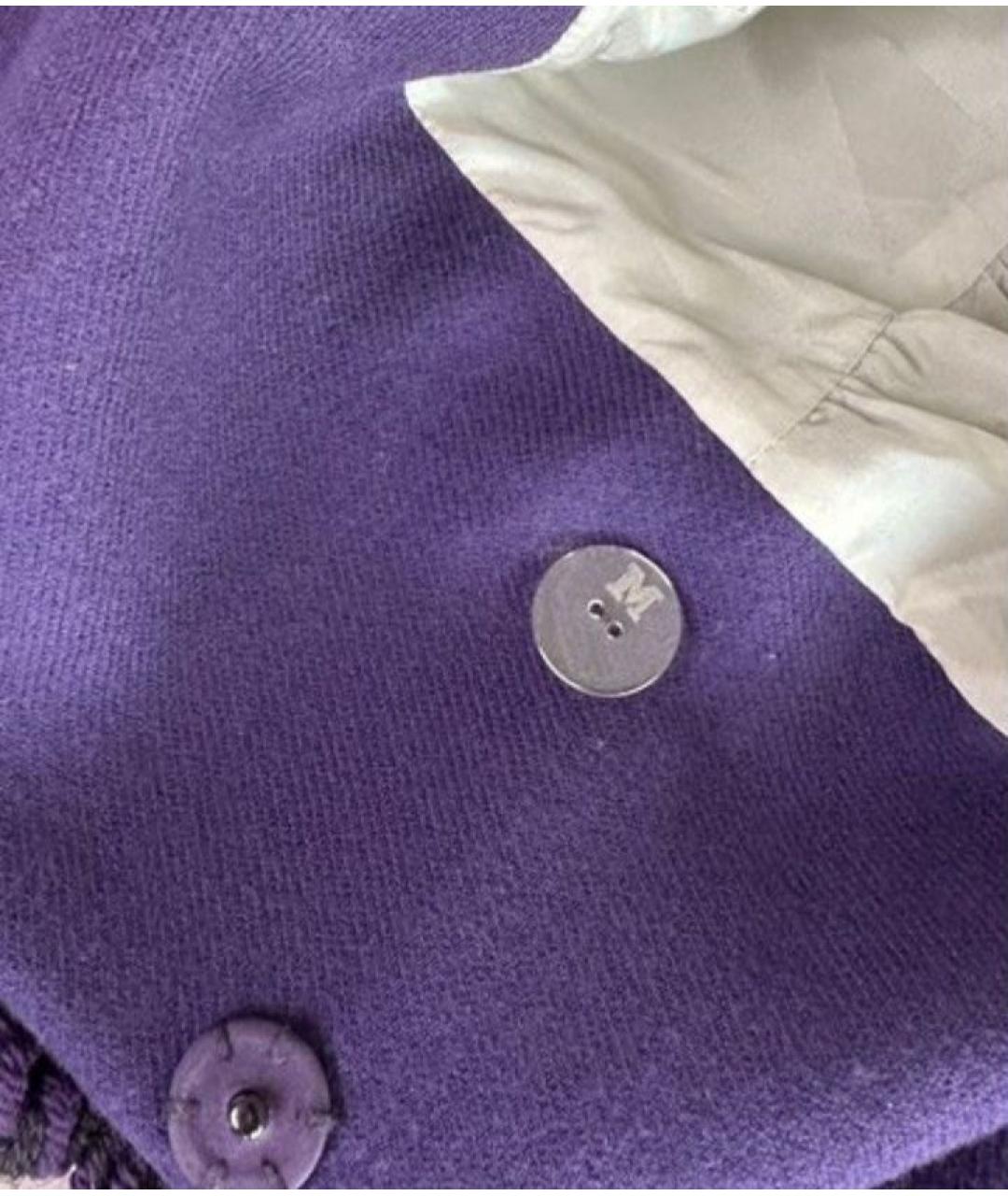 MISSONI Фиолетовое шерстяное пальто, фото 3