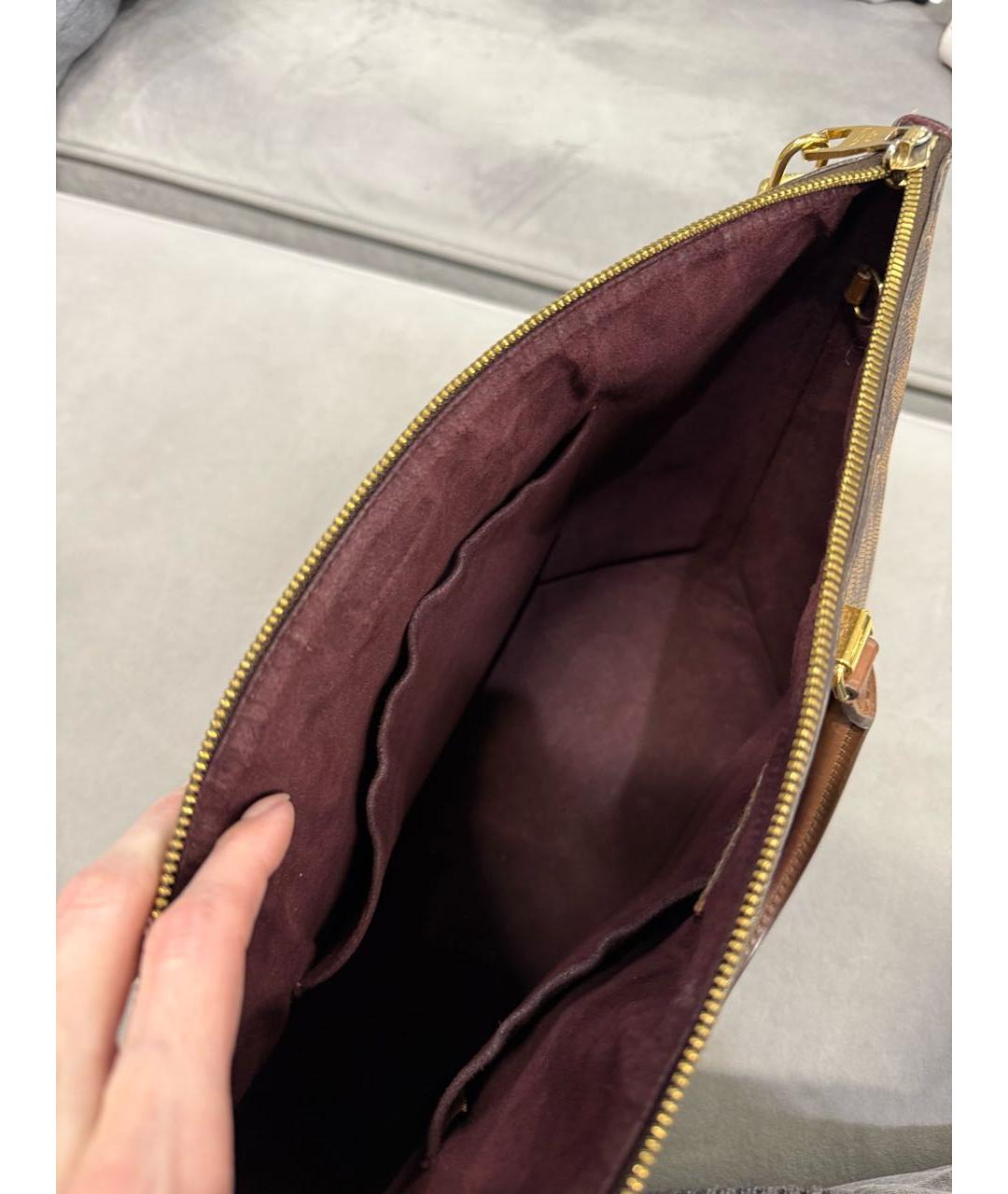 LOUIS VUITTON Коричневая сумка тоут, фото 4