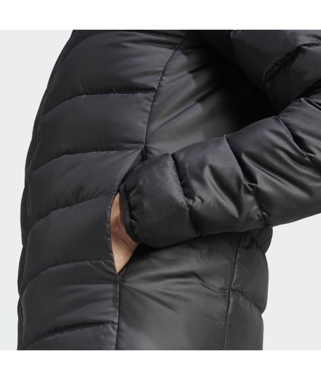 ADIDAS Черный полиэстеровый пуховик, фото 5