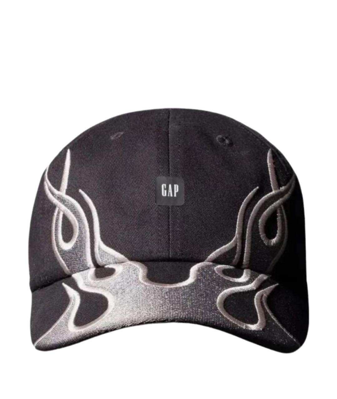 YEEZY Черная хлопковая кепка/бейсболка, фото 1