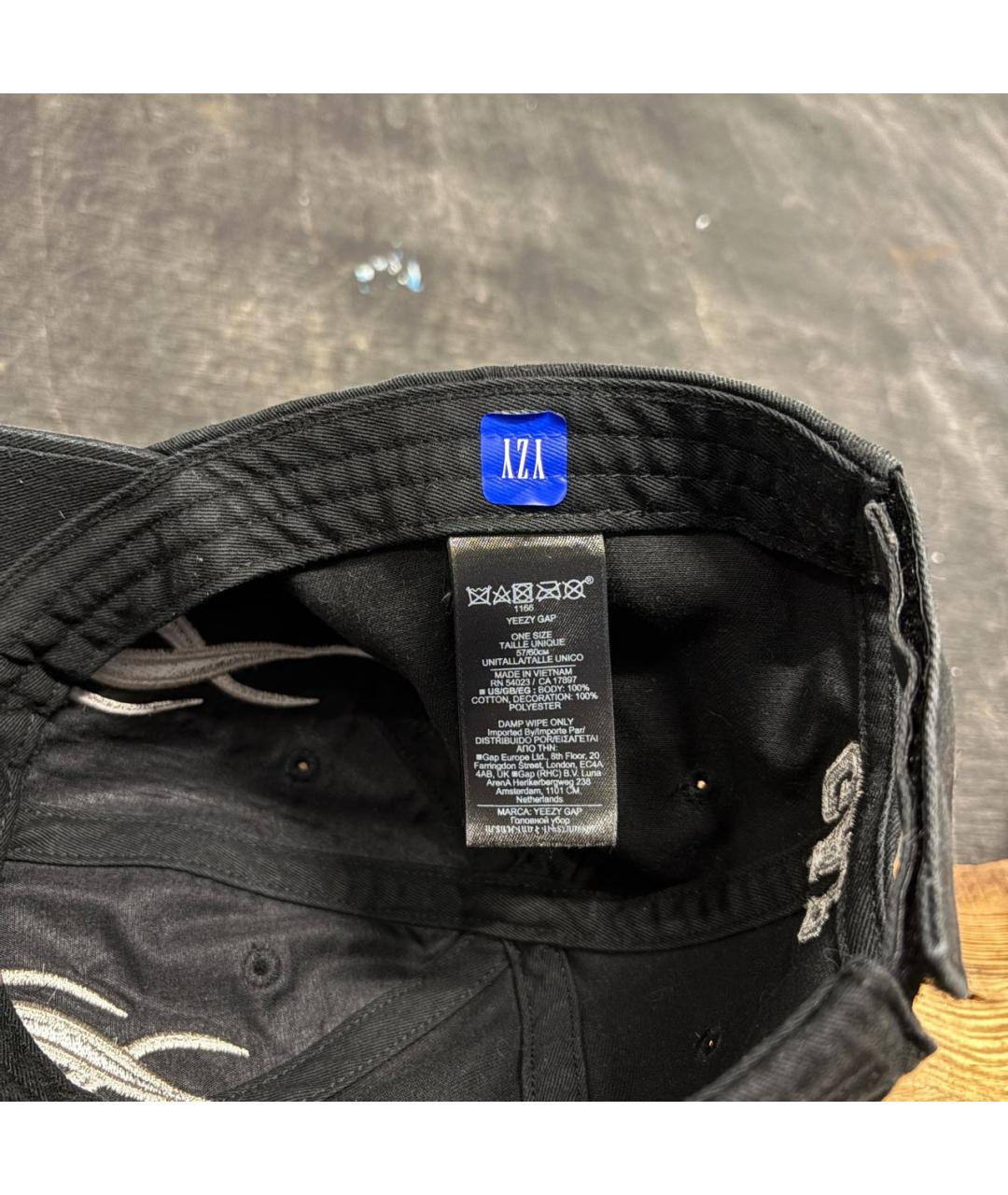YEEZY Черная хлопковая кепка/бейсболка, фото 6