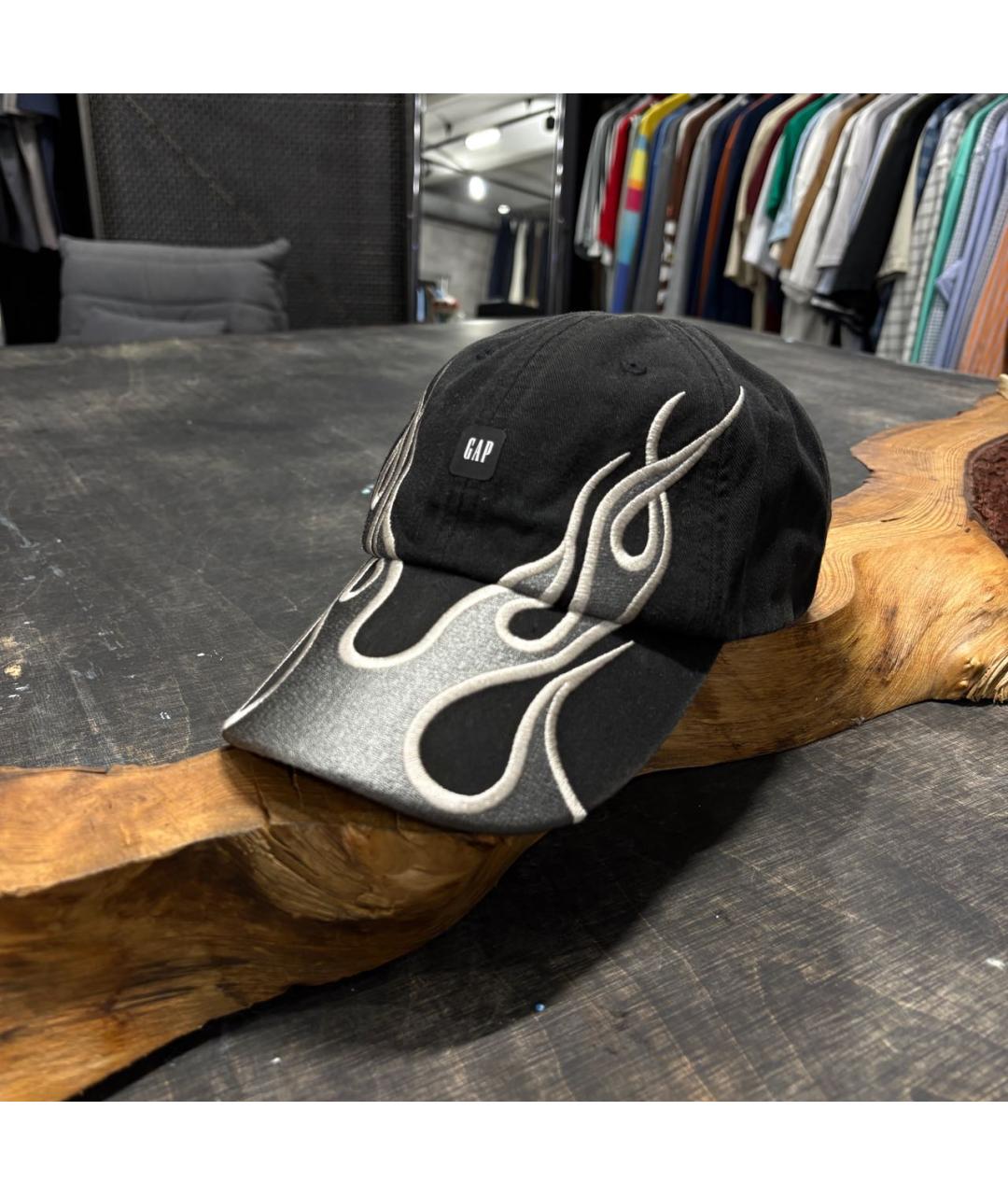 YEEZY Черная хлопковая кепка/бейсболка, фото 2