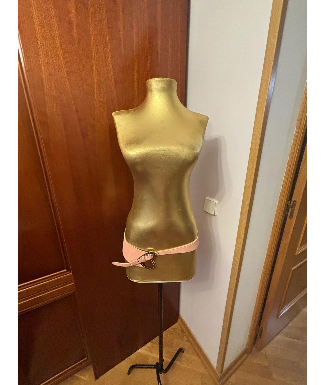 ESCADA Розовый замшевый ремень, фото 5