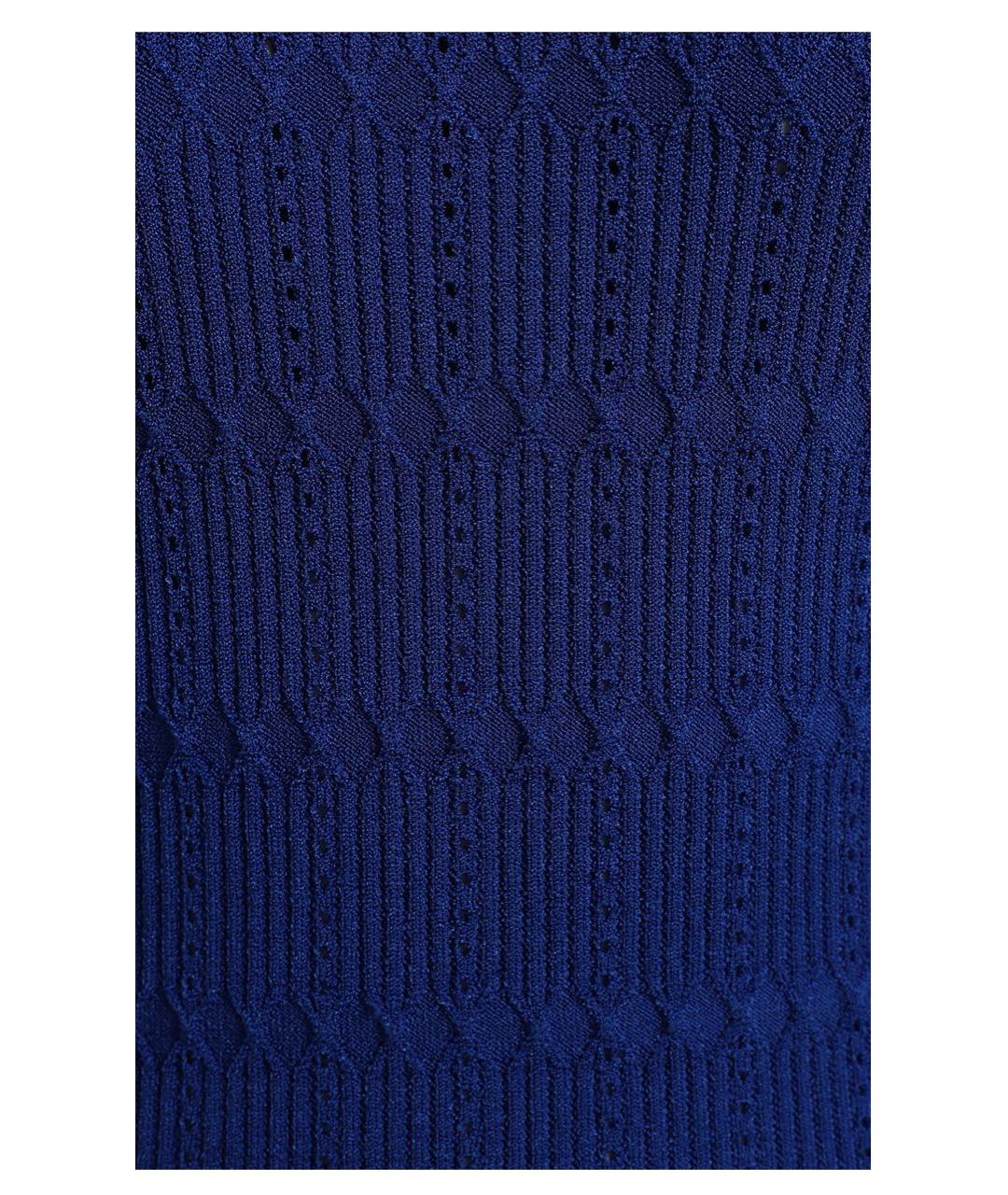 BALMAIN Синий вискозный джемпер / свитер, фото 5