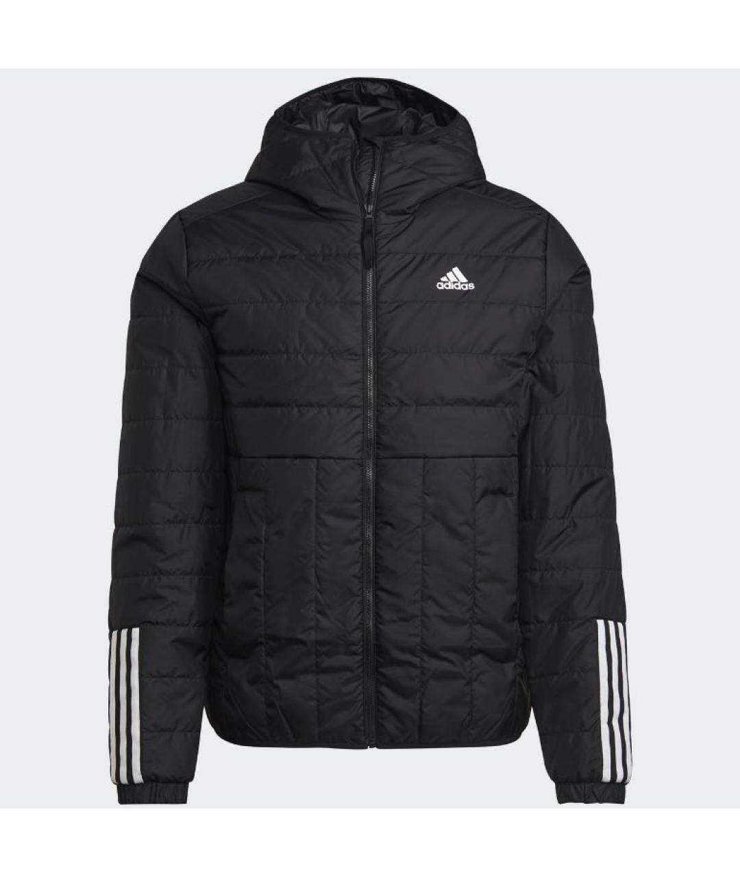 ADIDAS Черная полиэстеровая куртка, фото 9