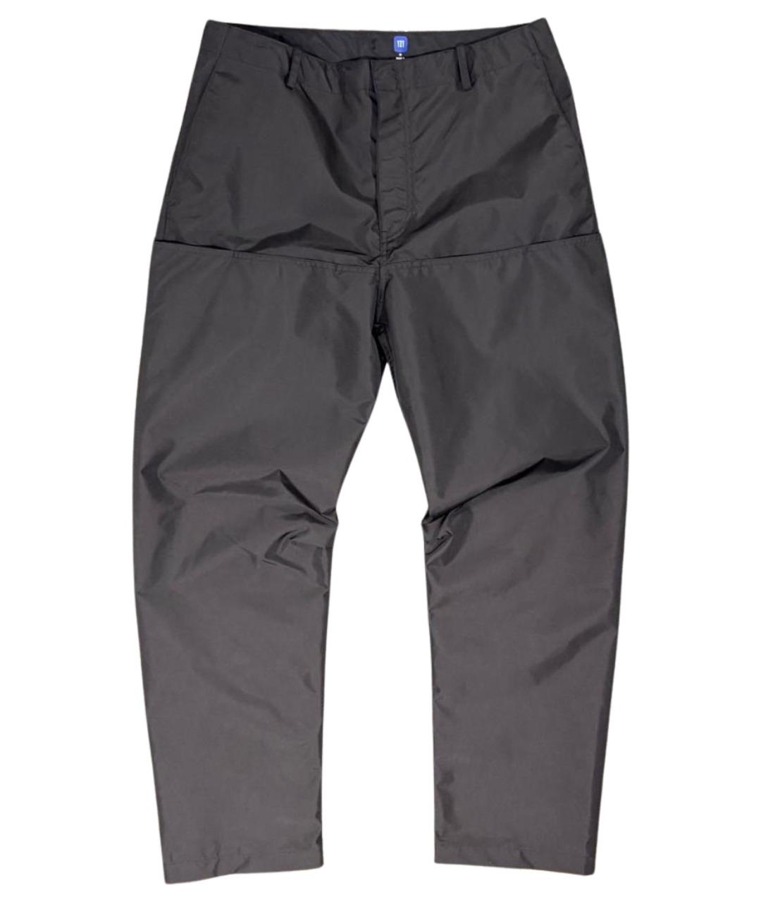 YEEZY Черные синтетические повседневные брюки, фото 1