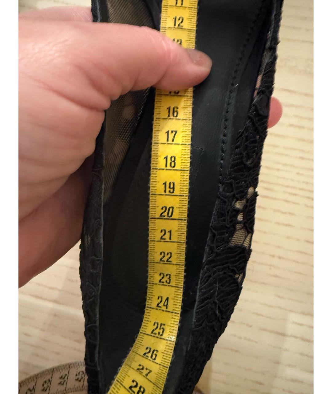 DOLCE&GABBANA Черные текстильные туфли, фото 7