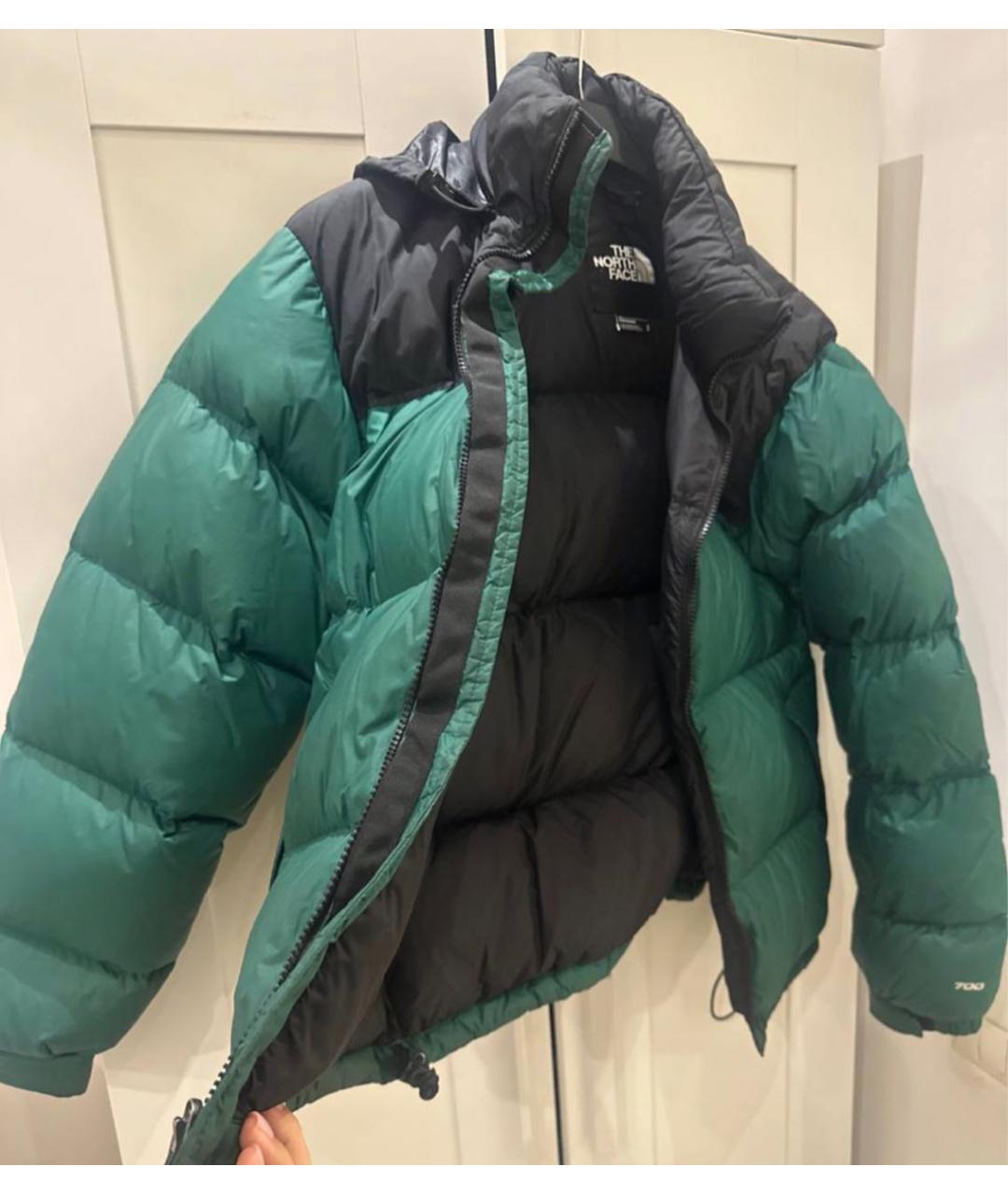 THE NORTH FACE Зеленый пуховик, фото 3