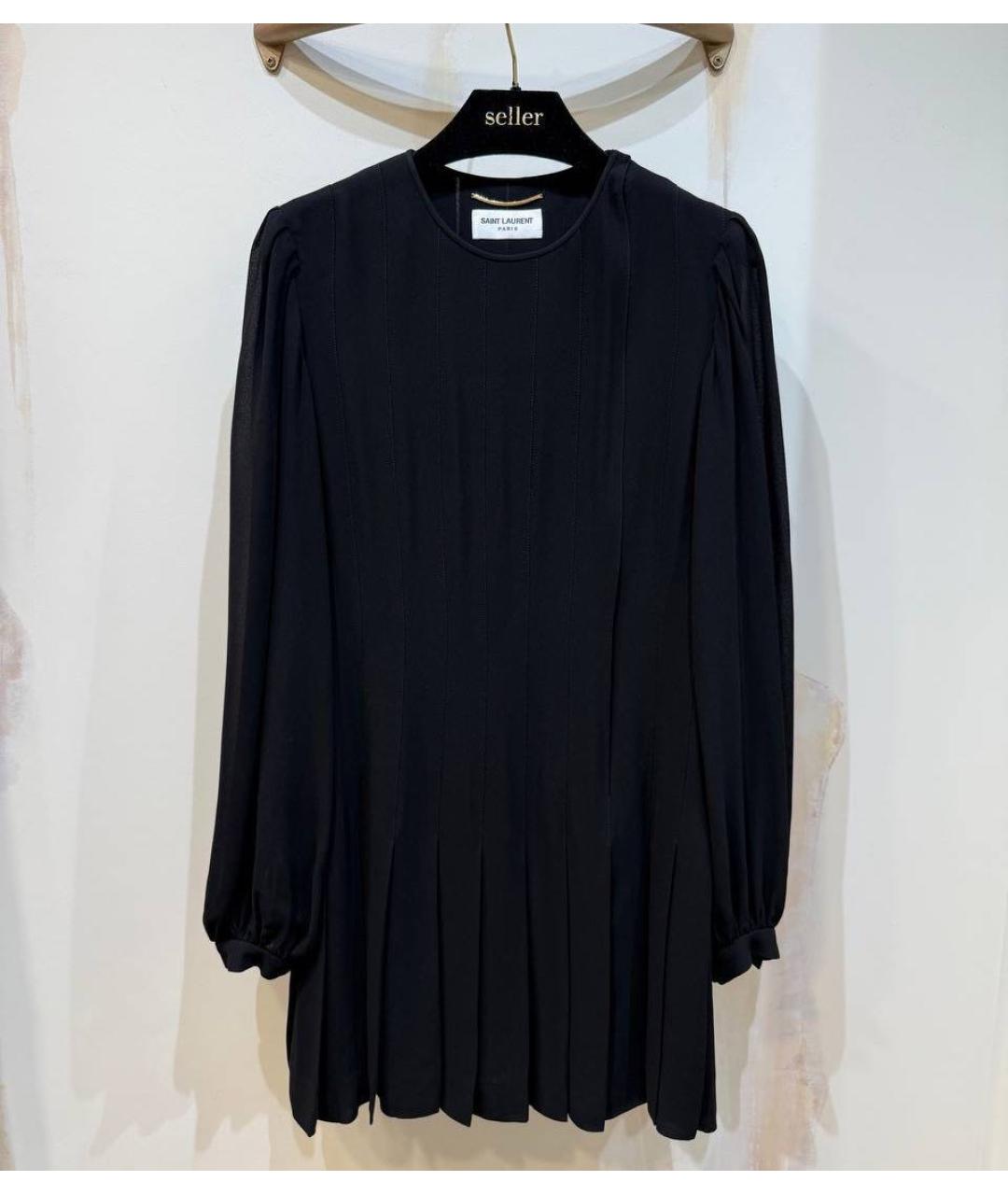 SAINT LAURENT Черное платье, фото 2