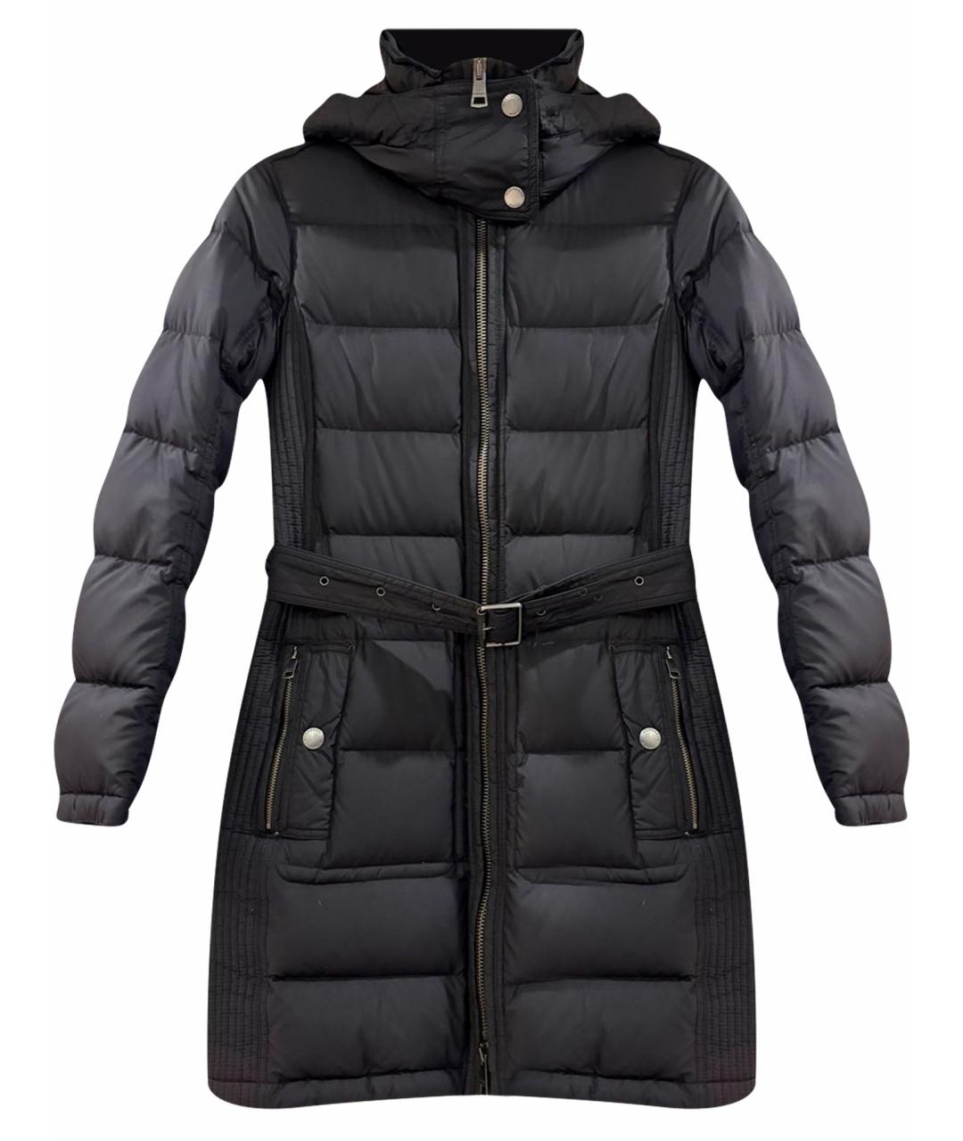 BURBERRY Черный полиэстеровый пуховик, фото 1