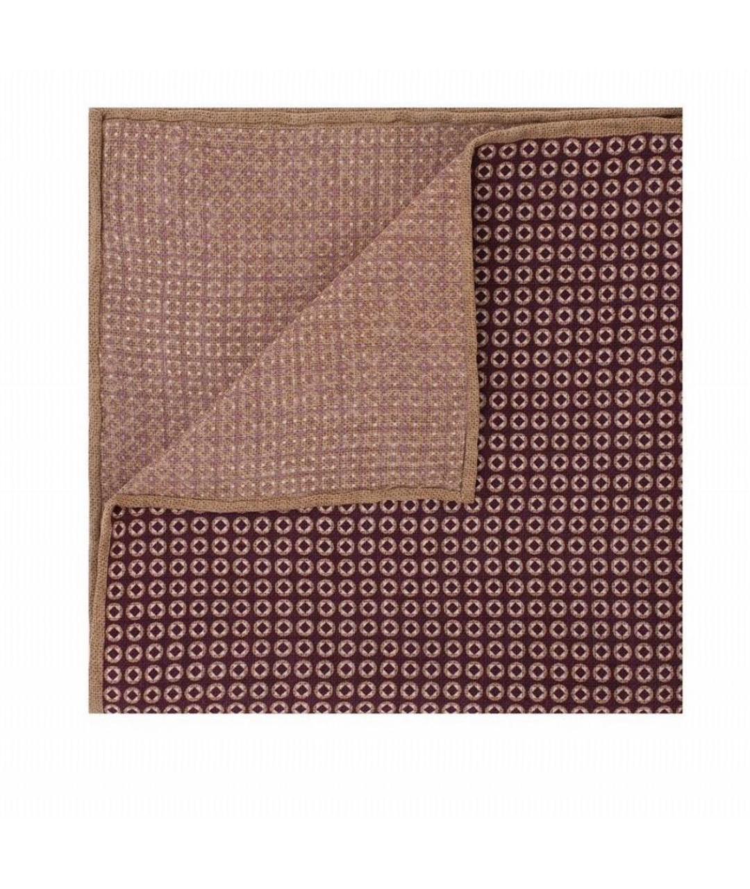 BRUNELLO CUCINELLI Бежевый шелковый шарф, фото 2