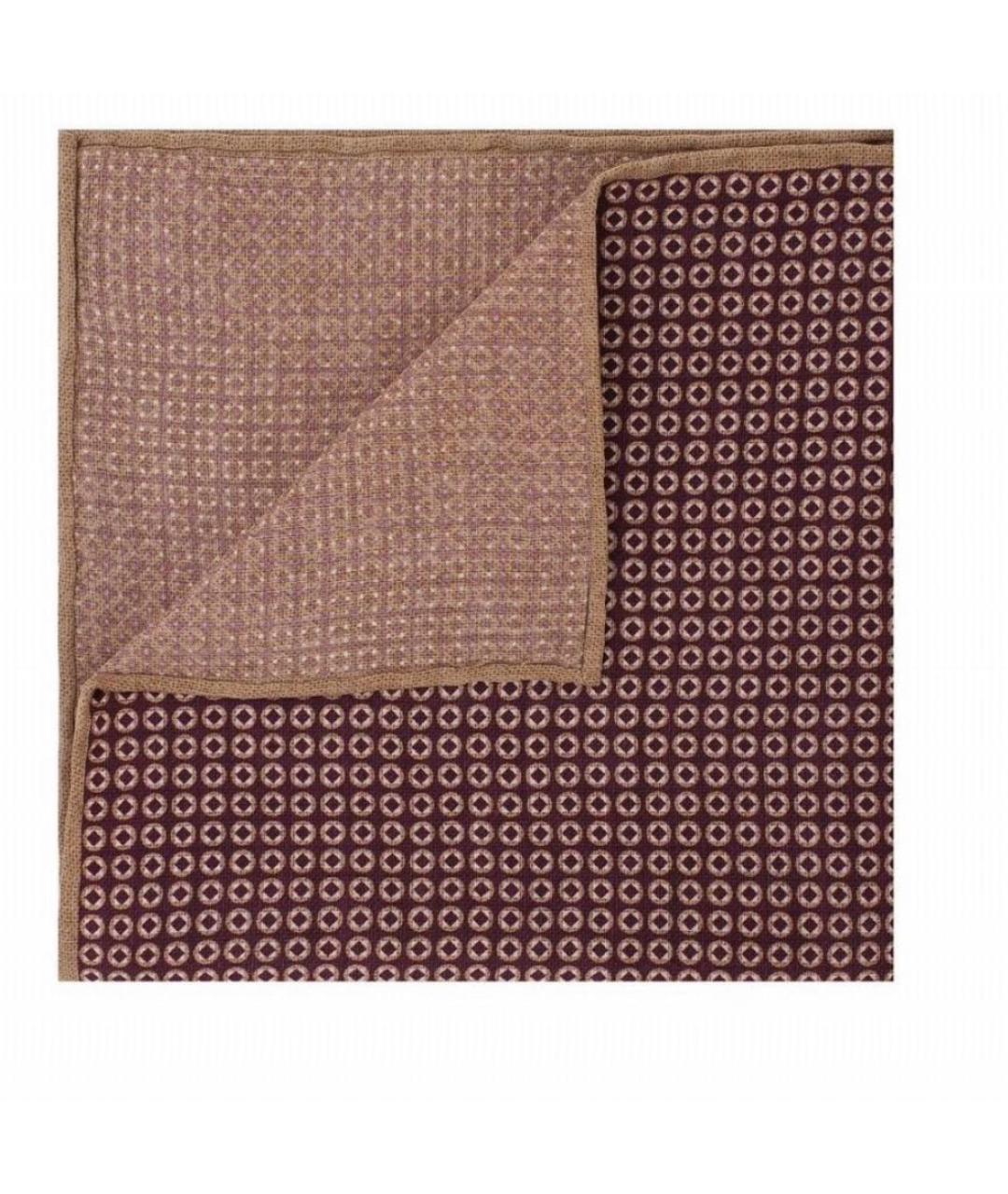 BRUNELLO CUCINELLI Бежевый шелковый шарф, фото 3