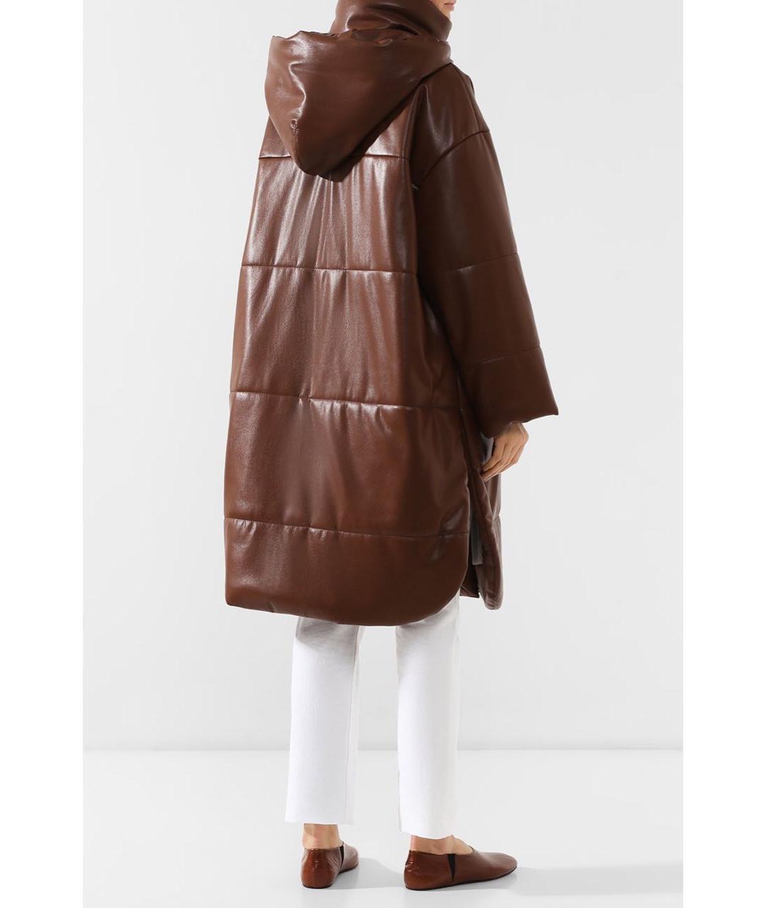 NANUSHKA Коричневый пуховик, фото 6