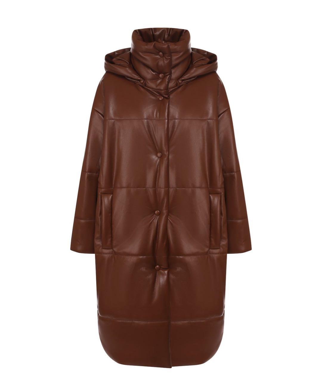 NANUSHKA Коричневый пуховик, фото 1