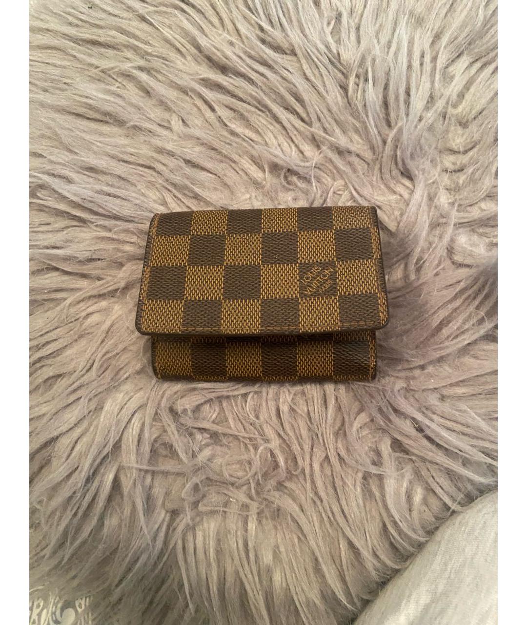 LOUIS VUITTON Коричневый кардхолдер, фото 9