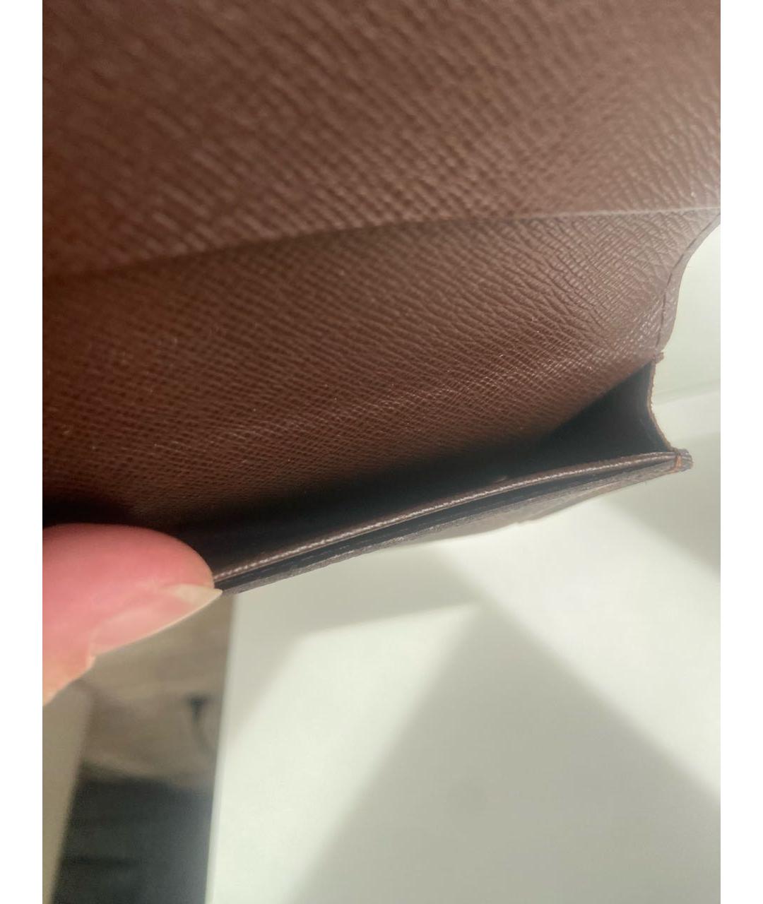 LOUIS VUITTON Коричневый кардхолдер, фото 7