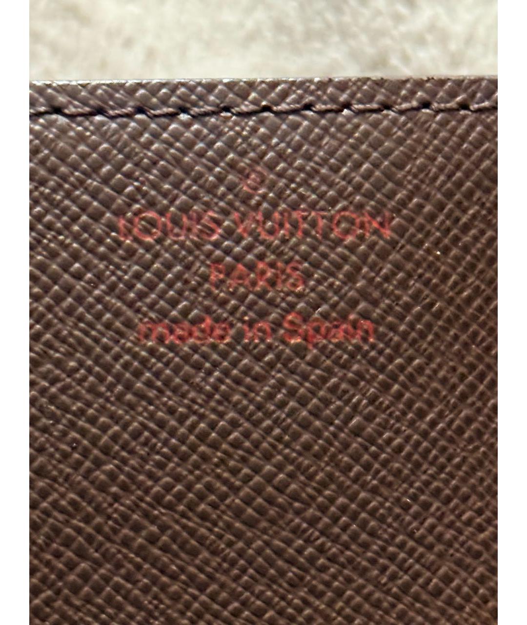 LOUIS VUITTON Коричневый кардхолдер, фото 8
