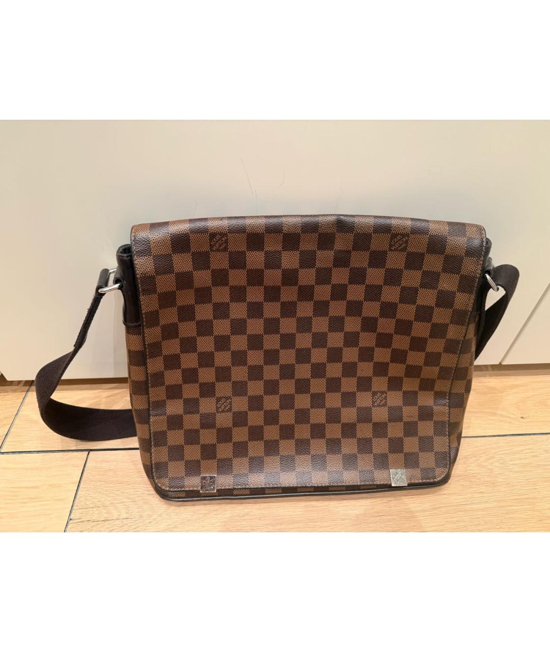 LOUIS VUITTON Коричневая сумка на плечо, фото 4