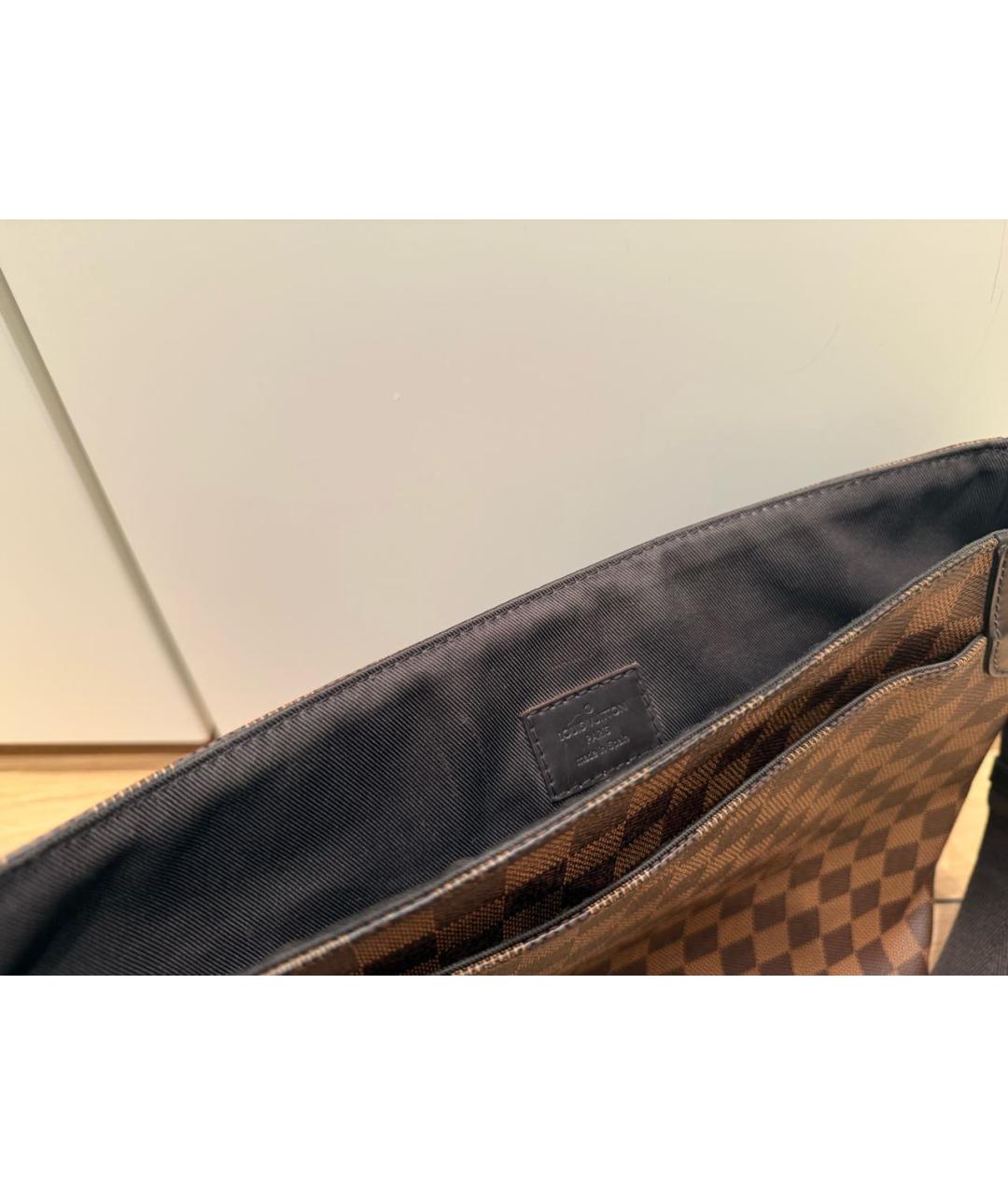 LOUIS VUITTON Коричневая сумка на плечо, фото 3