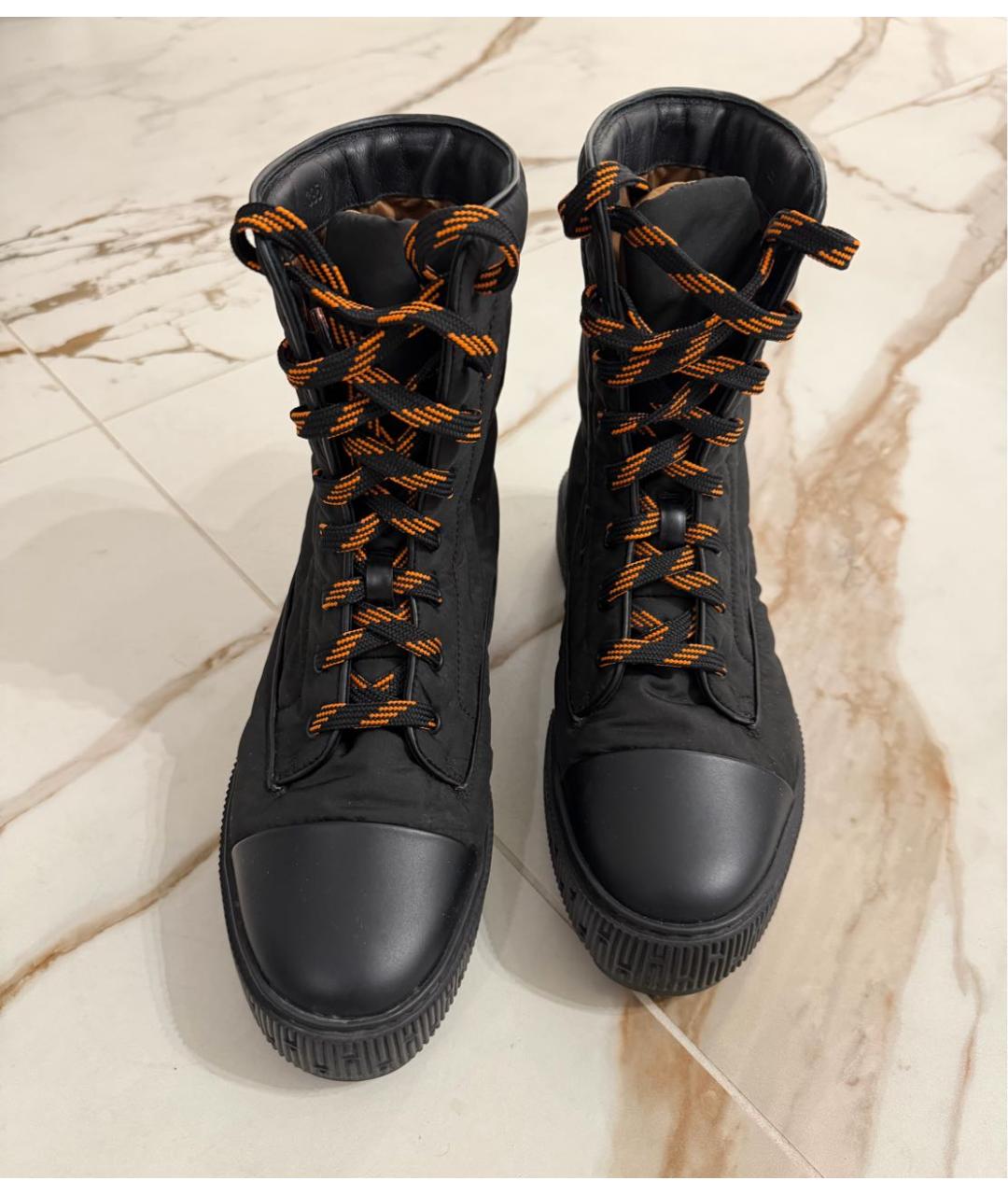 HERMES Черные ботинки, фото 2