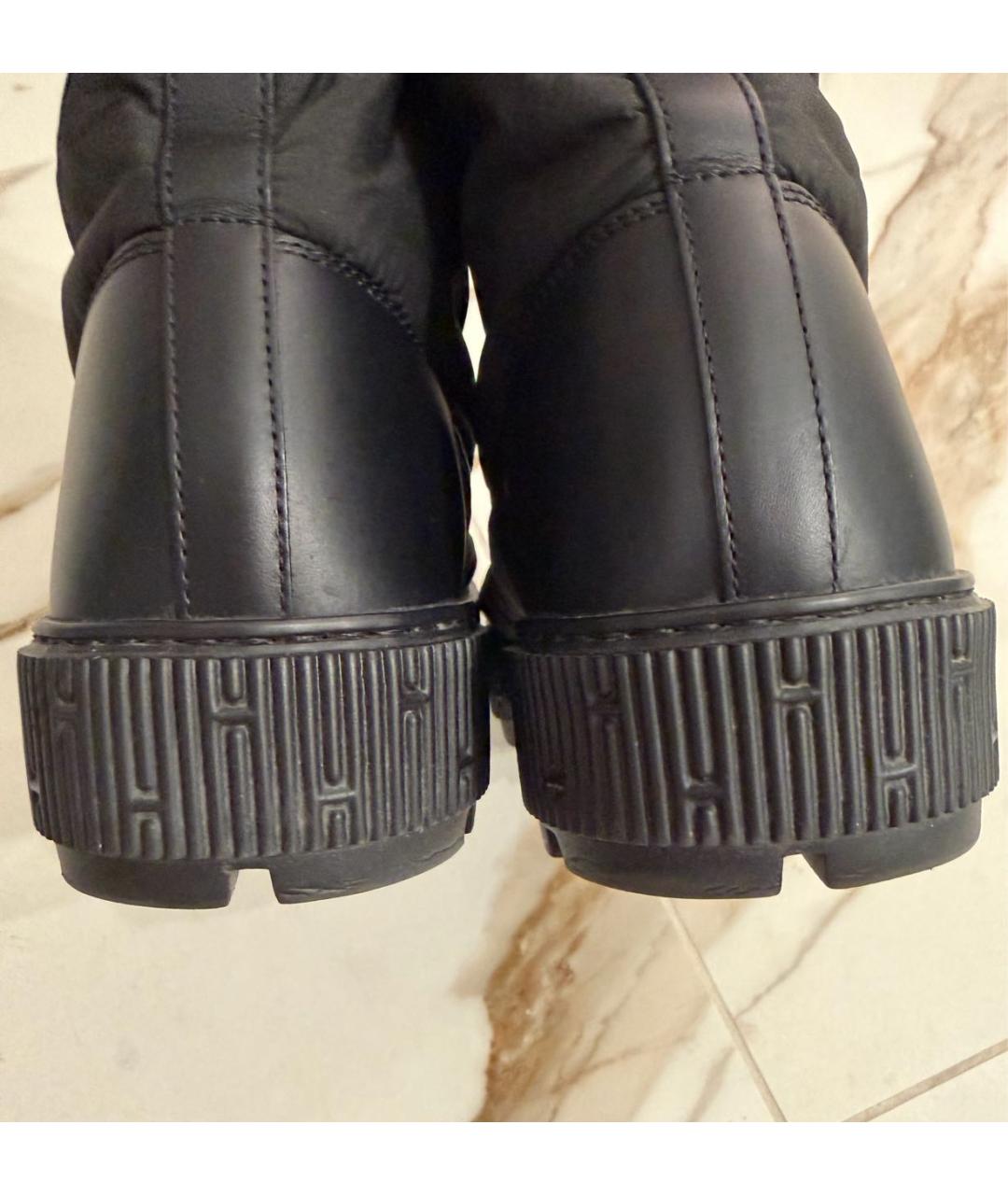 HERMES Черные ботинки, фото 5