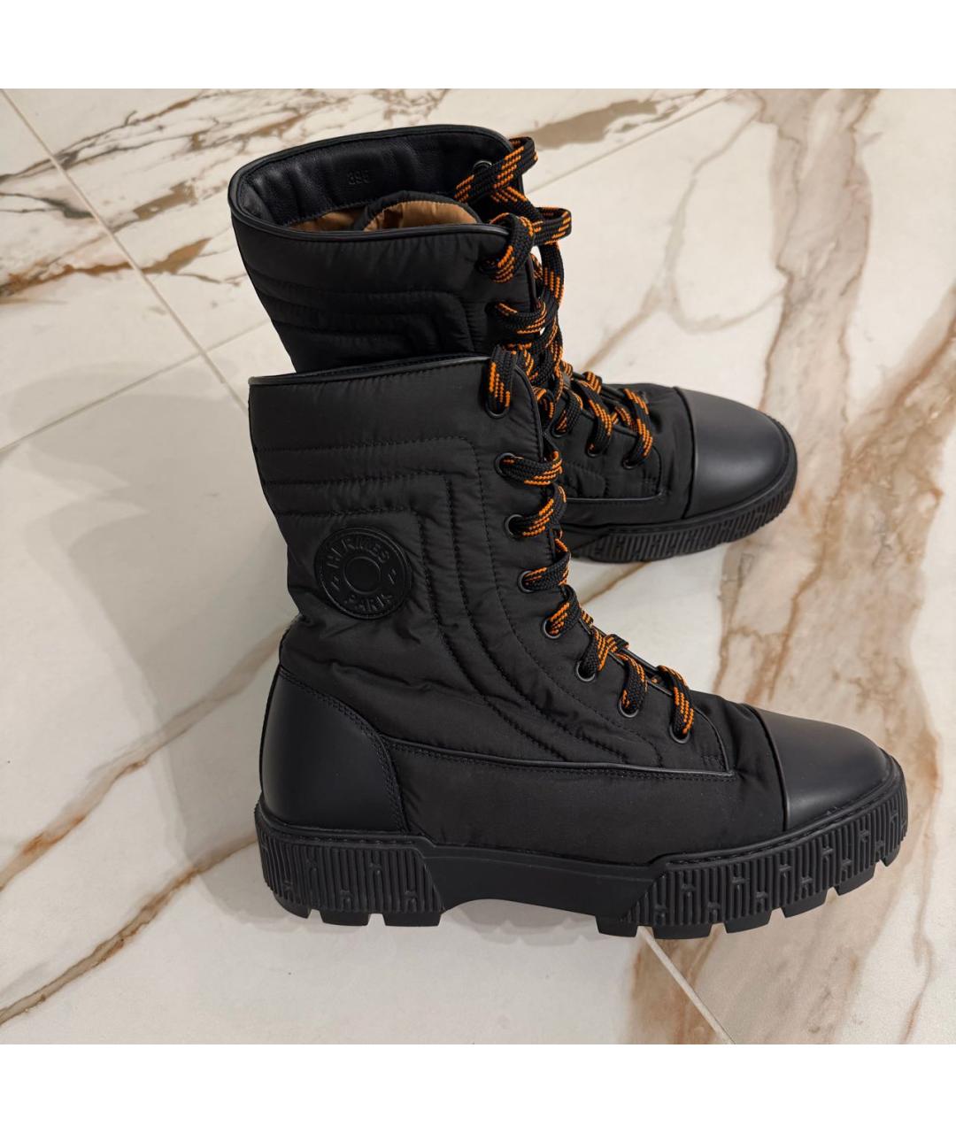 HERMES Черные ботинки, фото 9