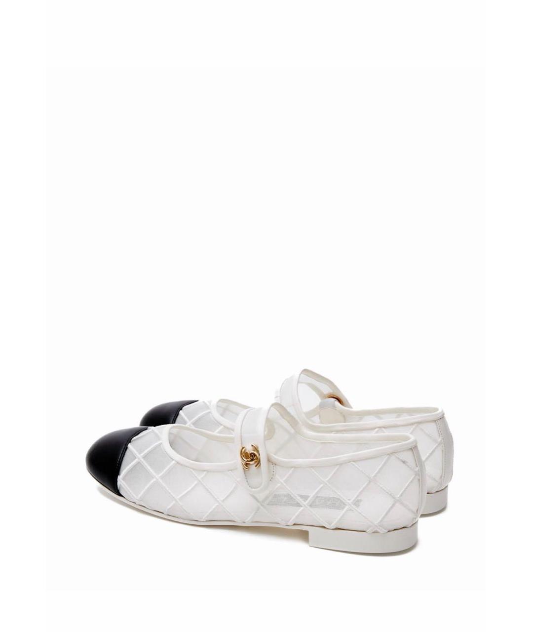 CHANEL Белые балетки, фото 2