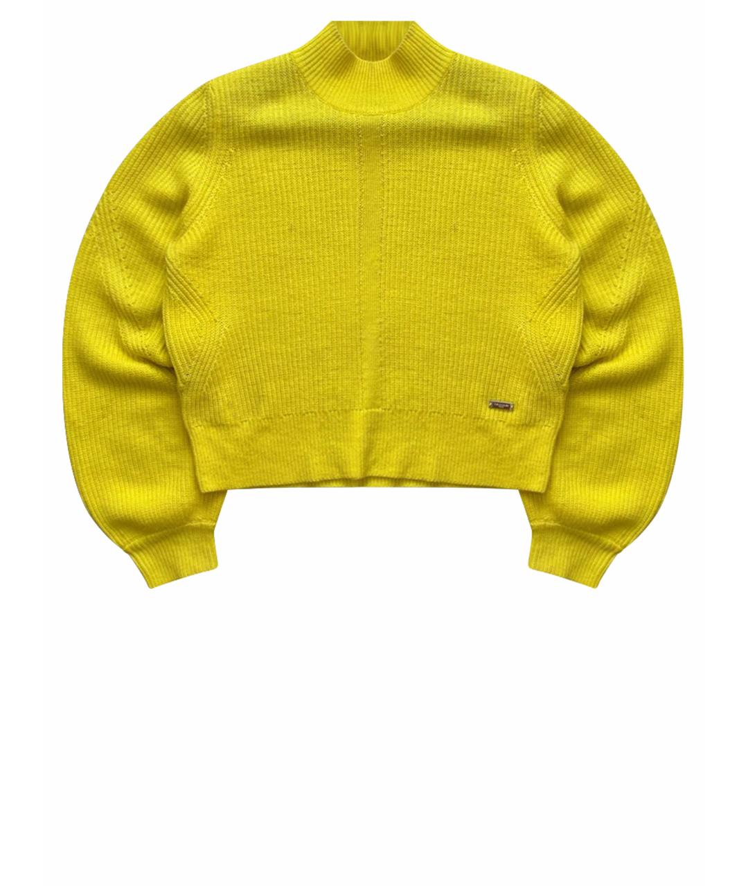 THE KOOPLES Желтый шерстяной джемпер / свитер, фото 1